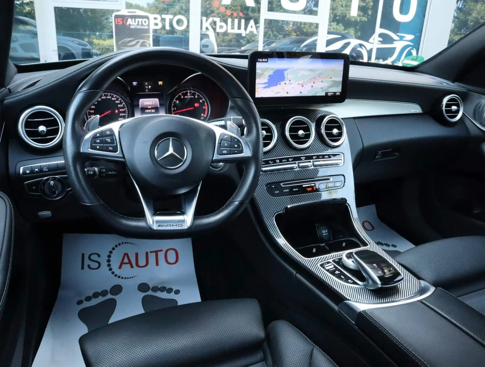 Mercedes-Benz C 43 AMG 4Matic/Обдухване/Карбон/Дистроник/Burmester/Pano./, снимка 7 - Автомобили и джипове - 55235690
