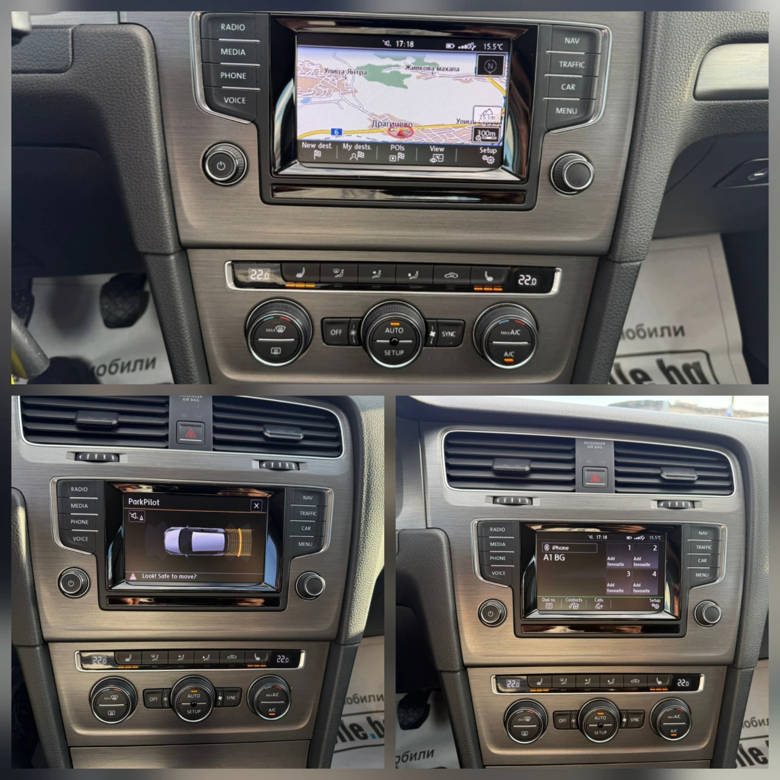 VW Golf 1.6TDI* Navi* Podgrev* TOP* , снимка 14 - Автомобили и джипове - 54147092