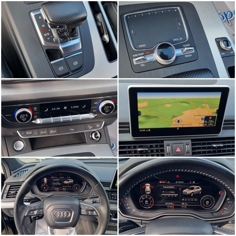 Audi Q5 S-LINE= DIGITAL= 2.0TDi-190ps QUATTRO S-TRONIC, снимка 16 - Автомобили и джипове - 53571587