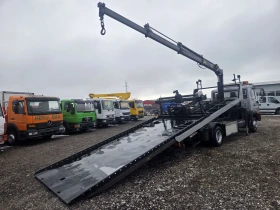 Man 12.224 Платформа, Кран, Вилици, снимка 3
