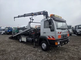 Man 12.224 Платформа, Кран, Вилици, снимка 1