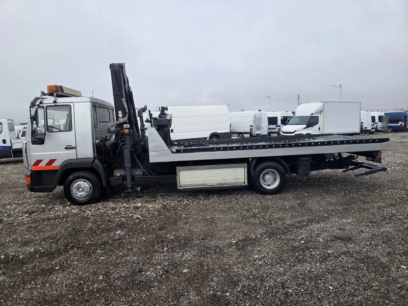 Man 12.224 Платформа, Кран, Вилици, снимка 10 - Камиони - 53280753