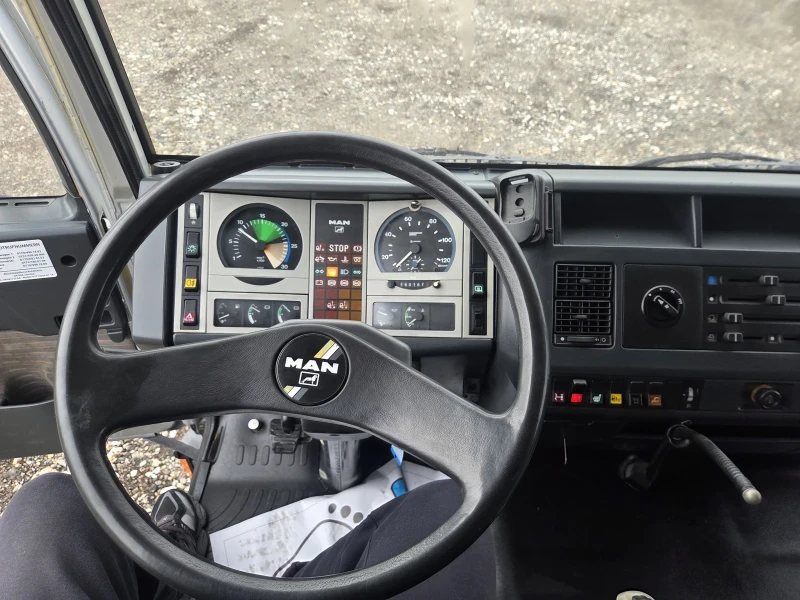 Man 12.224 Платформа, Кран, Вилици, снимка 17 - Камиони - 53280753