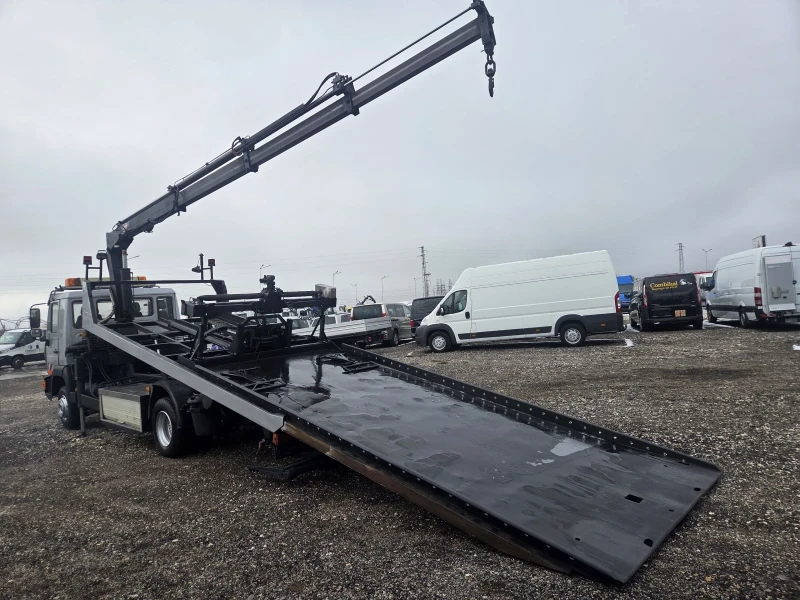 Man 12.224 Платформа, Кран, Вилици, снимка 4 - Камиони - 53280753