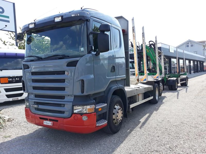 Scania R 420 6x2 ДЪРВАРКА, снимка 1 - Камиони - 22475434