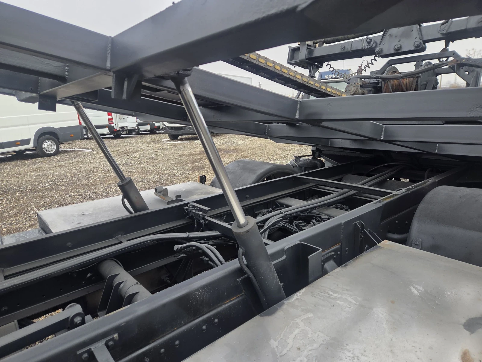 Man 12.224 Платформа, Кран, Вилици - изображение 8