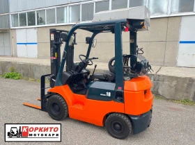 Мотокар Toyota 1.8 Тона / Газ - Бензин / Климатик / Изравнител, снимка 3