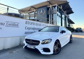 Mercedes-Benz E 220 CDI Coupe AMG Digital Head Up Панорама Silver Star, снимка 1
