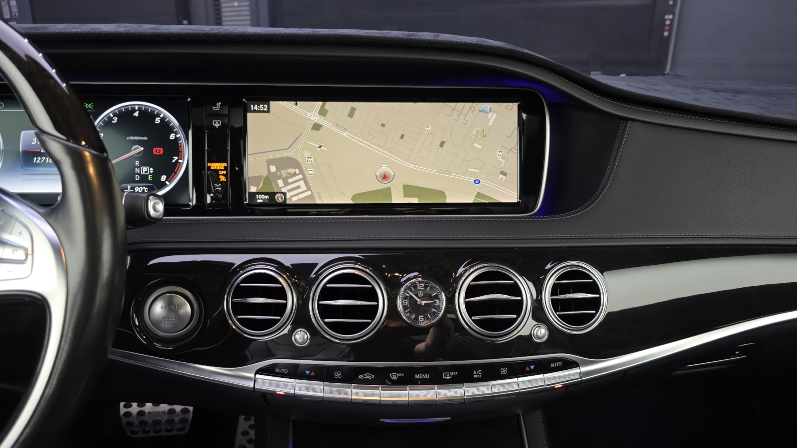 Mercedes-Benz S 500 63 AMG FACE* МАСАЖ* ОБДУХ* ВАКУМ* 360* DIS* КРАЙНА, снимка 11 - Автомобили и джипове - 54876356