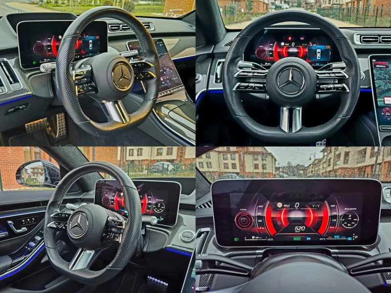 Mercedes-Benz S 500 * AMG* Long* 4MATIC* 3xTV* BURMESTER, снимка 13 - Автомобили и джипове - 48347726