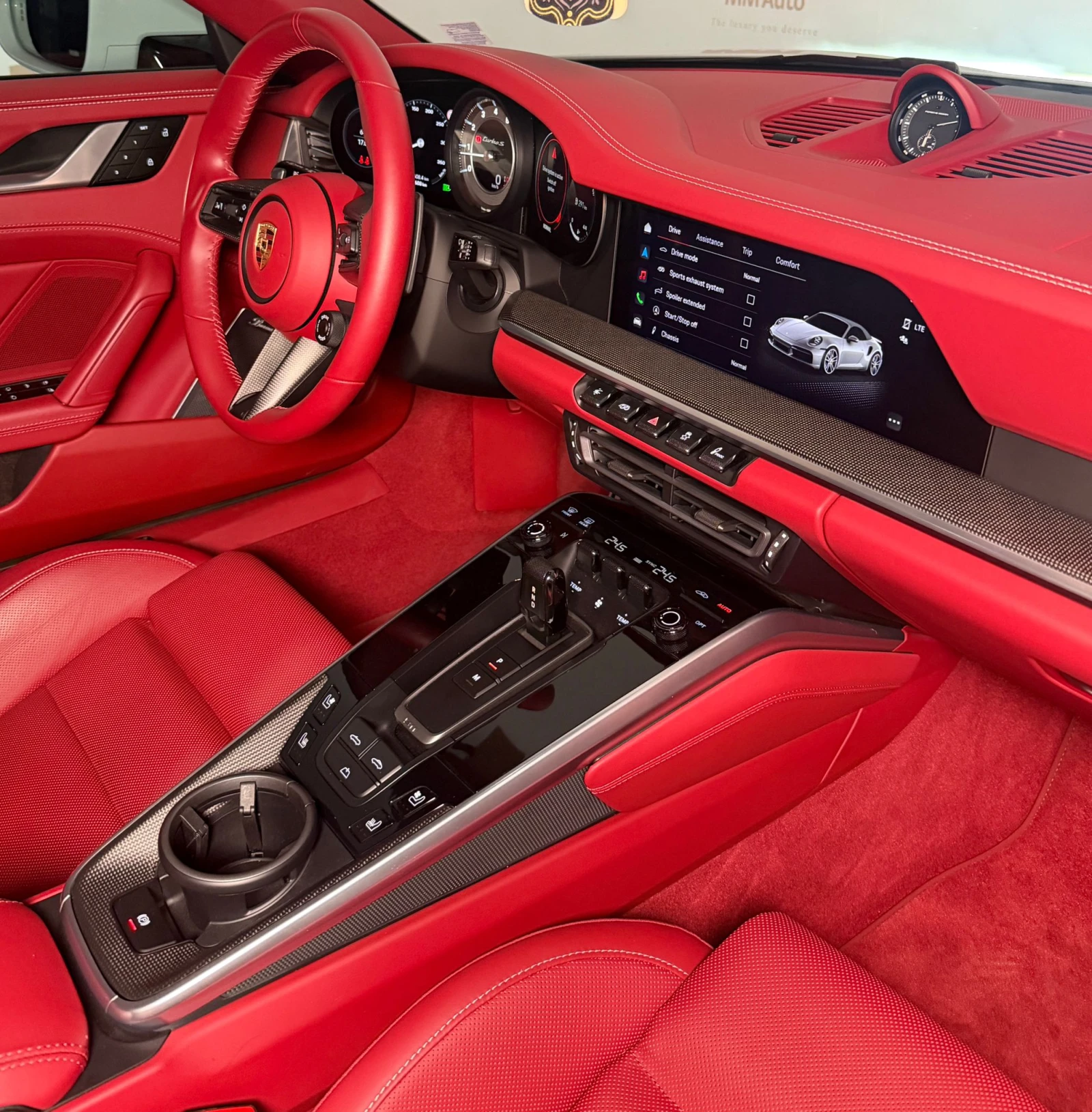 Porsche 911 Turbo S Cabrio* Lift* Carbon* Burm* FULL, снимка 10 - Автомобили и джипове - 53984762