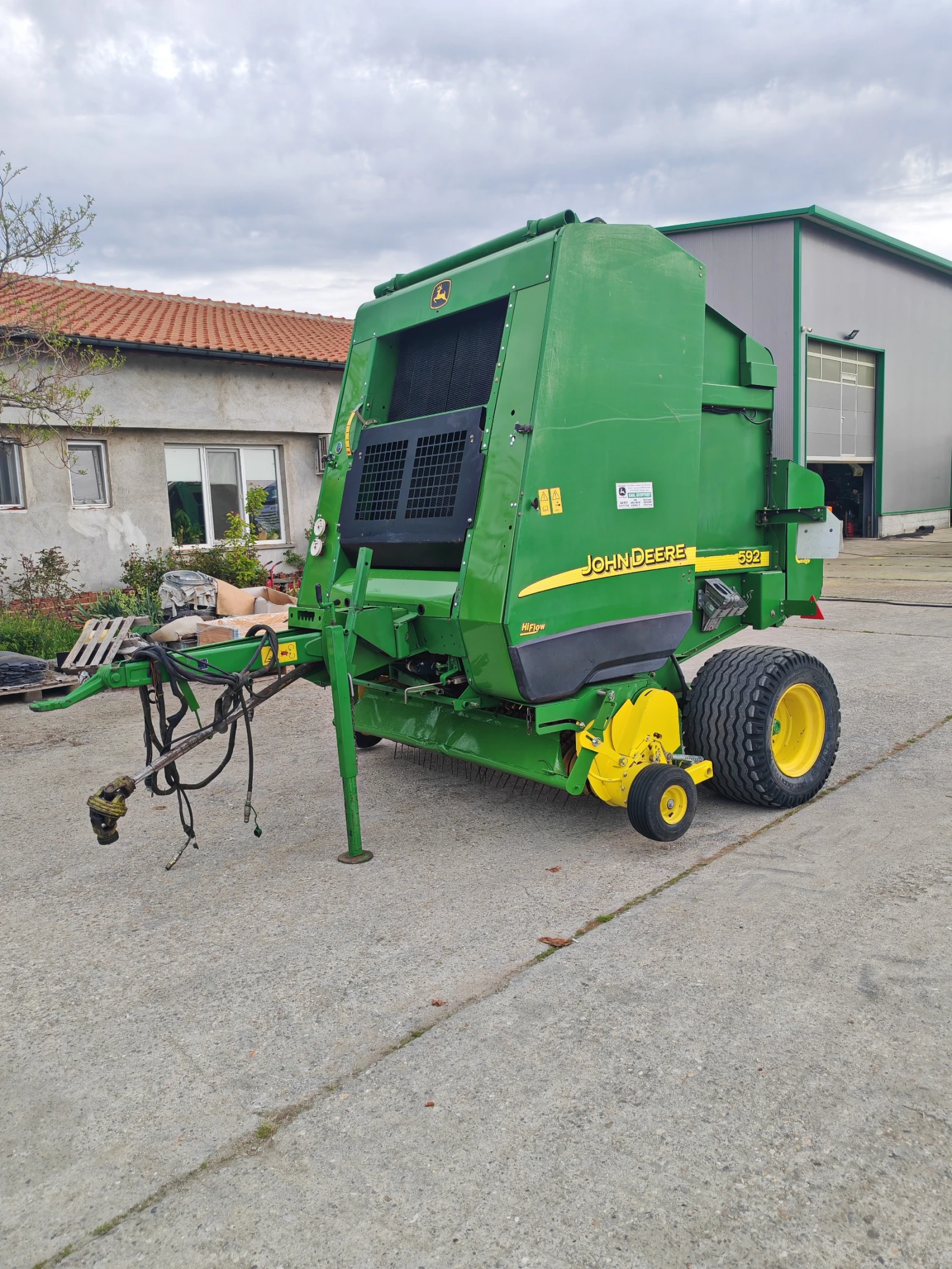 Балировачка John Deere 592 мрежа  сезал лизинг с първоначална вноска 20%, снимка 5 - Селскостопанска техника - 54483148
