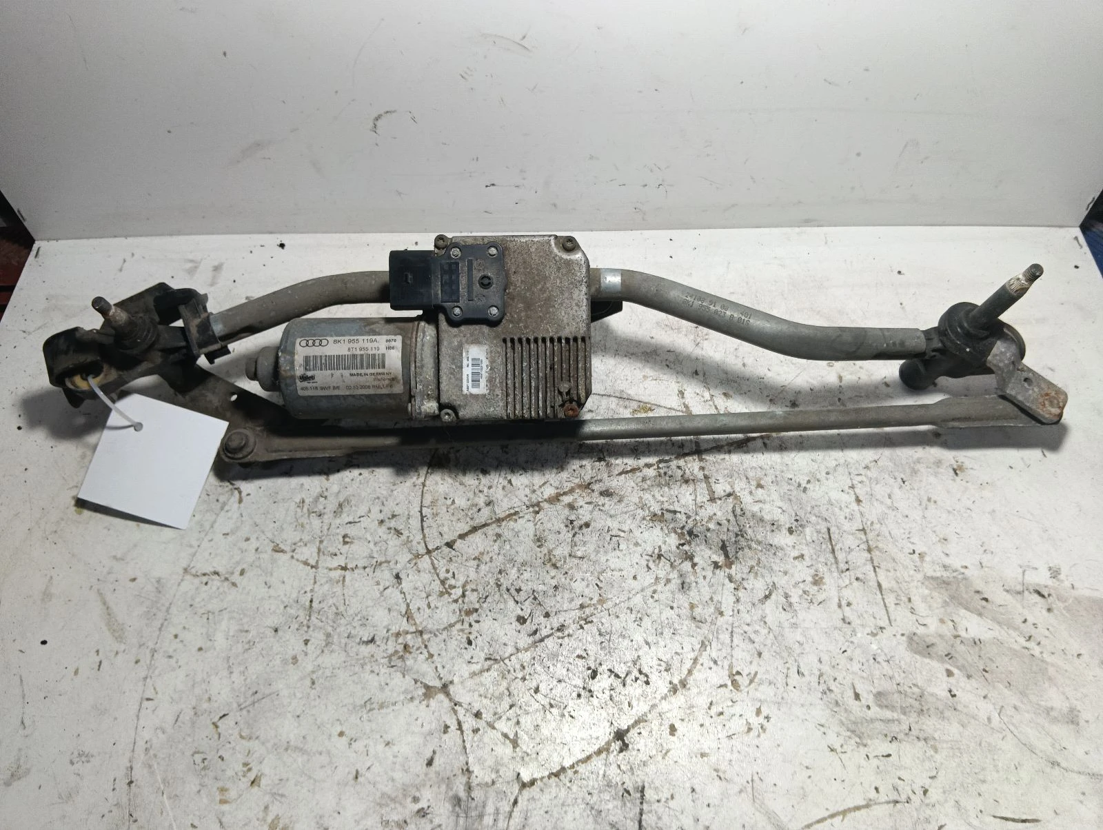 моторче чистачки предни с механизъм 8K1955119A 8T1955119  Audi A4