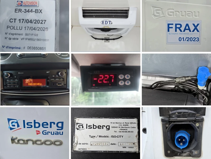 Renault Kangoo FRIGO -23c, снимка 12 - Автомобили и джипове - 51127497