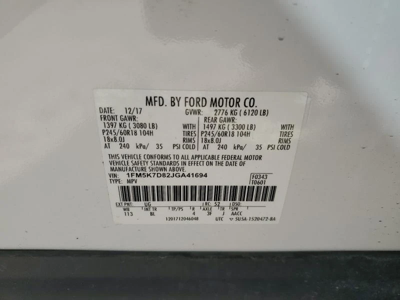 Ford Explorer 3.5L 6 Front-wheel Drive - изображение 6