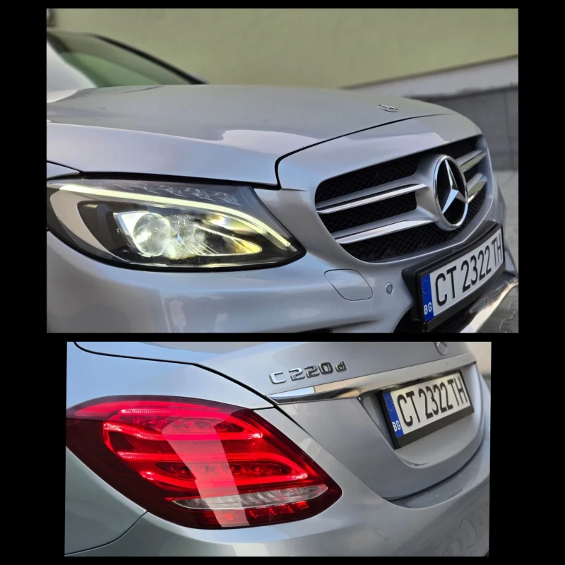 Mercedes-Benz C 220 * AMG* LED* 9G* KEYLESS-GO* , снимка 8 - Автомобили и джипове - 52239600