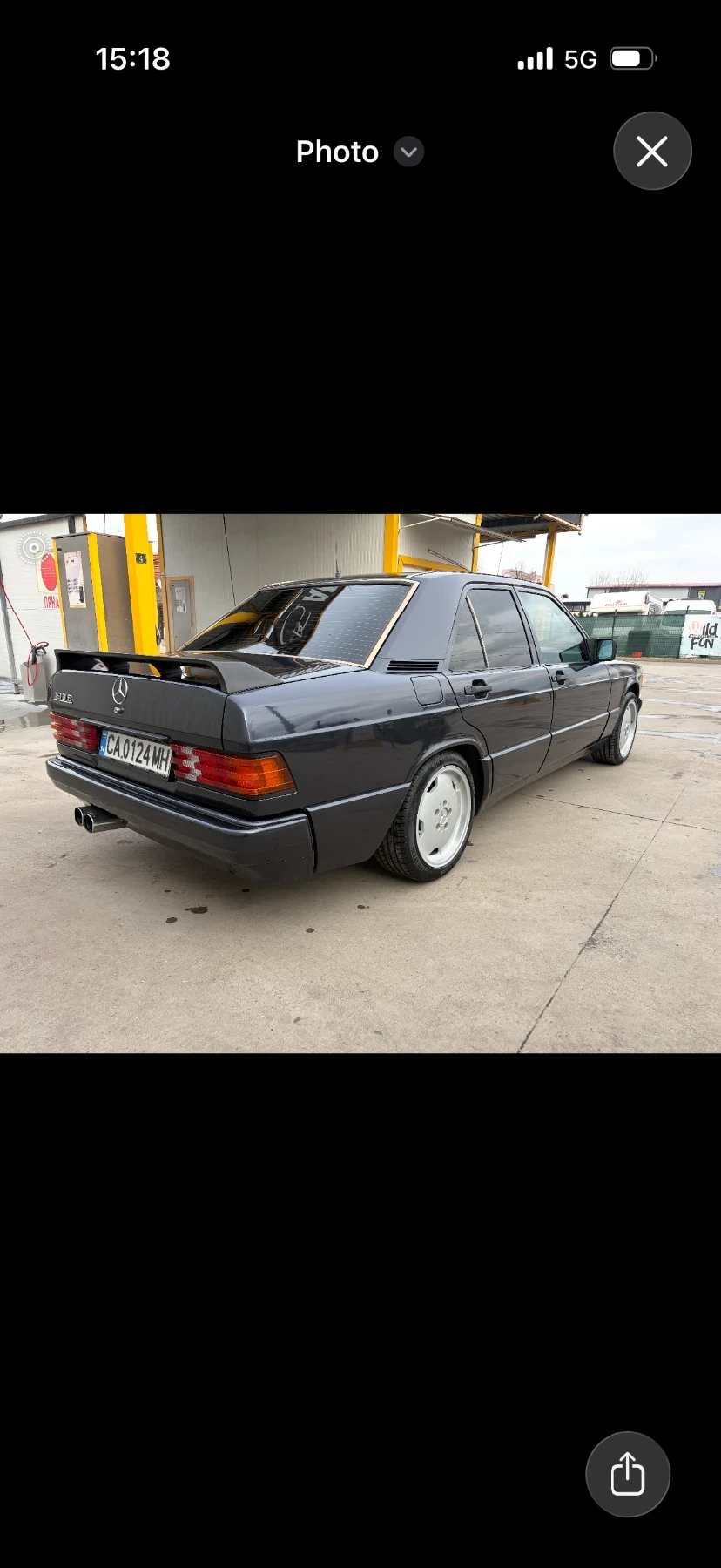 Mercedes-Benz 190 Sportline 2.6, снимка 5 - Автомобили и джипове - 54647715