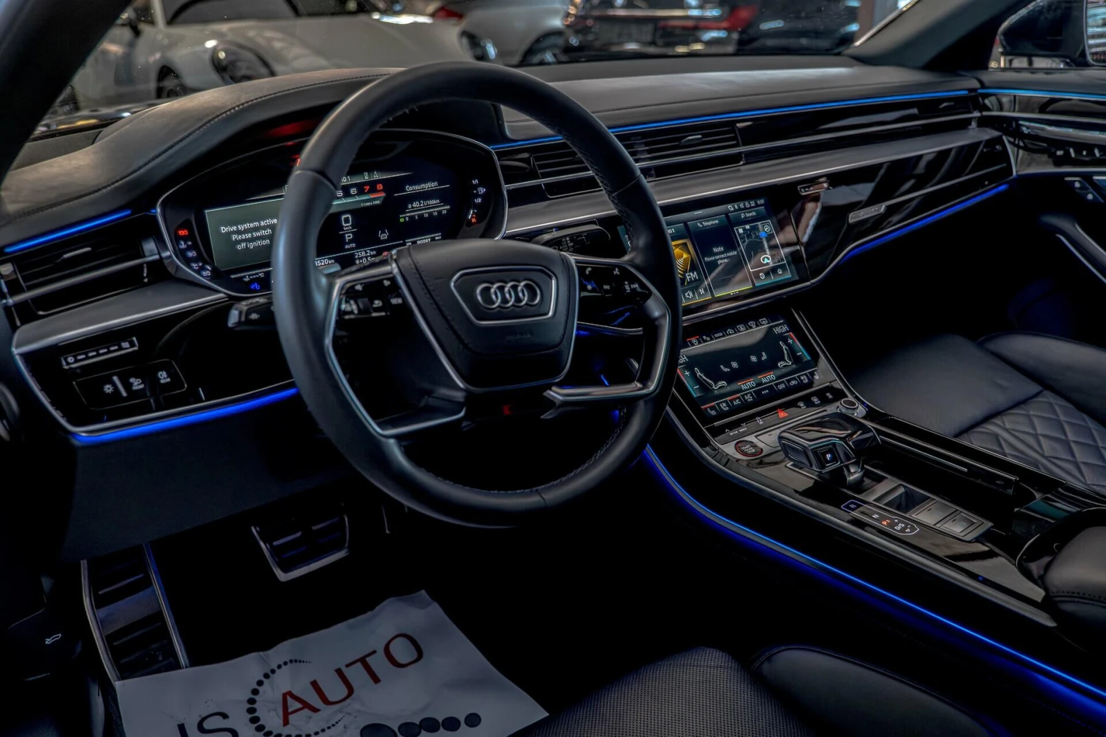 Audi S8 4.0TFSI/Bang&Olufsen/Обдухване/Камера360/HuD/Laser, снимка 8 - Автомобили и джипове - 54758340