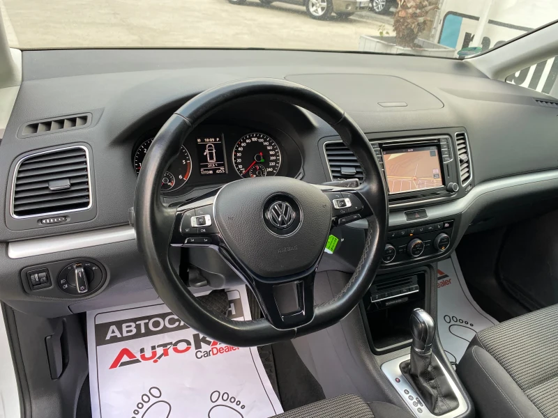 VW Sharan 2.0TDI-150кс= DSG= DISTRONIC= LED= NAVI= КАМЕРА, снимка 8 - Автомобили и джипове - 47044078