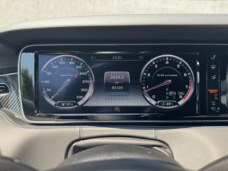 Mercedes-Benz S 63 AMG COUPE 4MATIC CERAMIC BRAKES, снимка 12 - Автомобили и джипове - 50950686