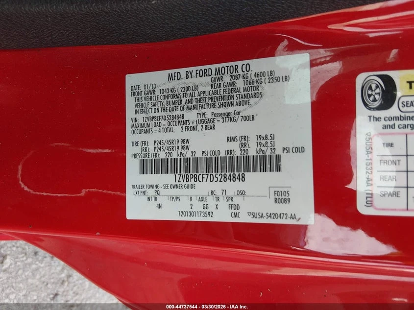Ford Mustang 5.0l Gt Premium, снимка 9 - Автомобили и джипове - 54389569