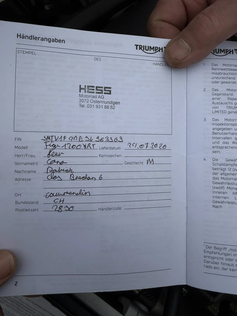 BMW HP triumph 1200cc tiger xrt, снимка 16 - Мотоциклети и мототехника - 53419274