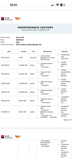 Renault Zoe Intense R135 52kw CCS SOH 91% | Auto.bg — изображение 17