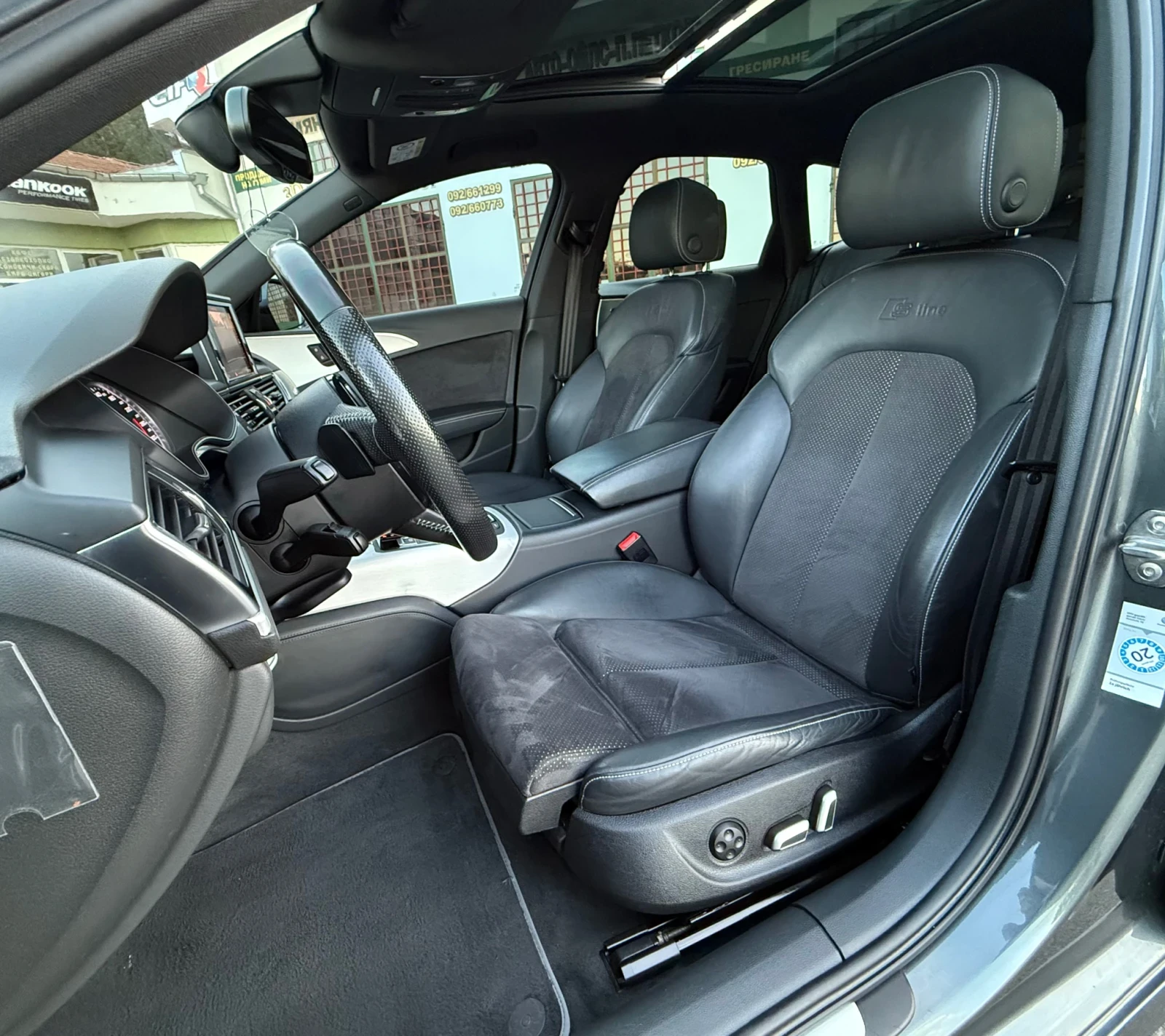 Audi A6 3.0TDi218 * S-Line* Matrix* * HUD* * 360* * Bose*  | Mobile.bg   12