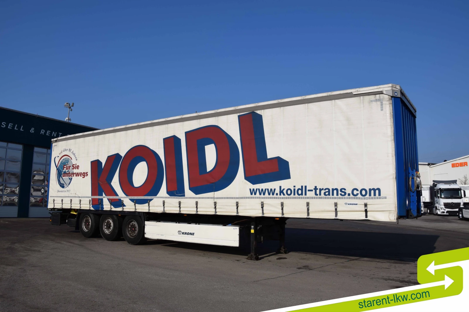 Полуремарке Krone TR26077, снимка 3 - Ремаркета - 53732963