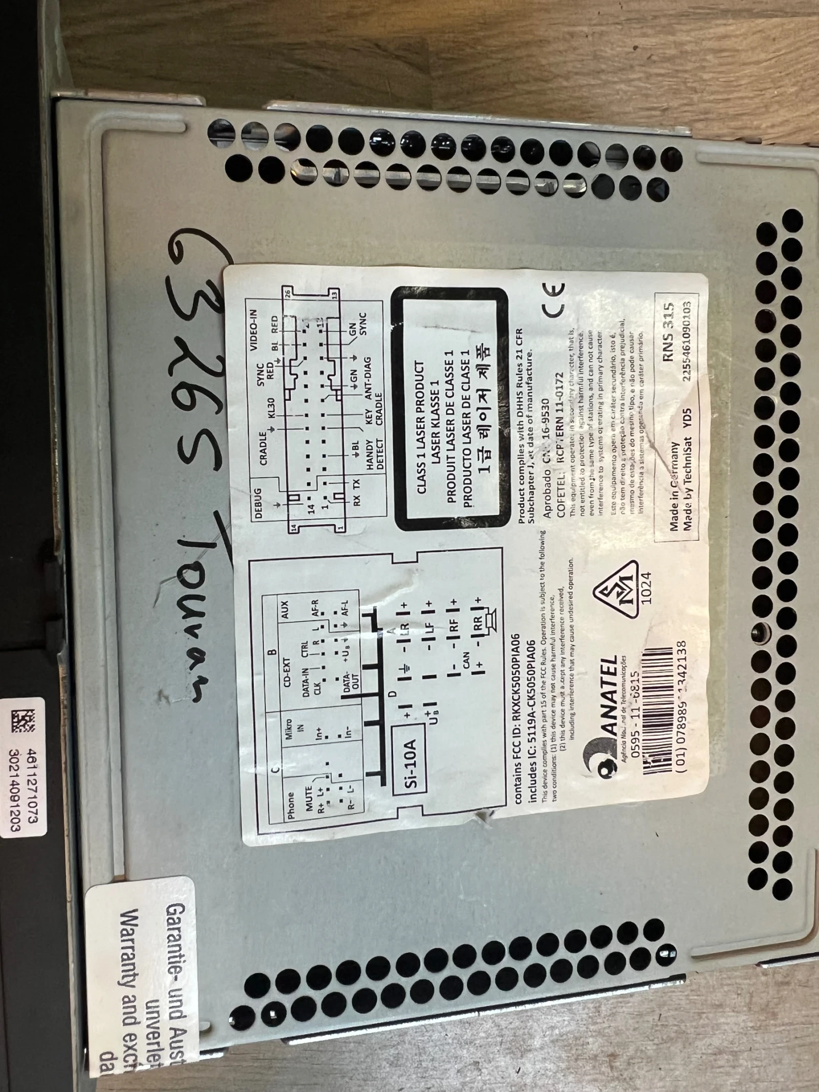 3C8035279  ����� ��������� VW TOURAN PASSAT POLO RNS315 3C8035279 | Mobile.bg � ����������� 2