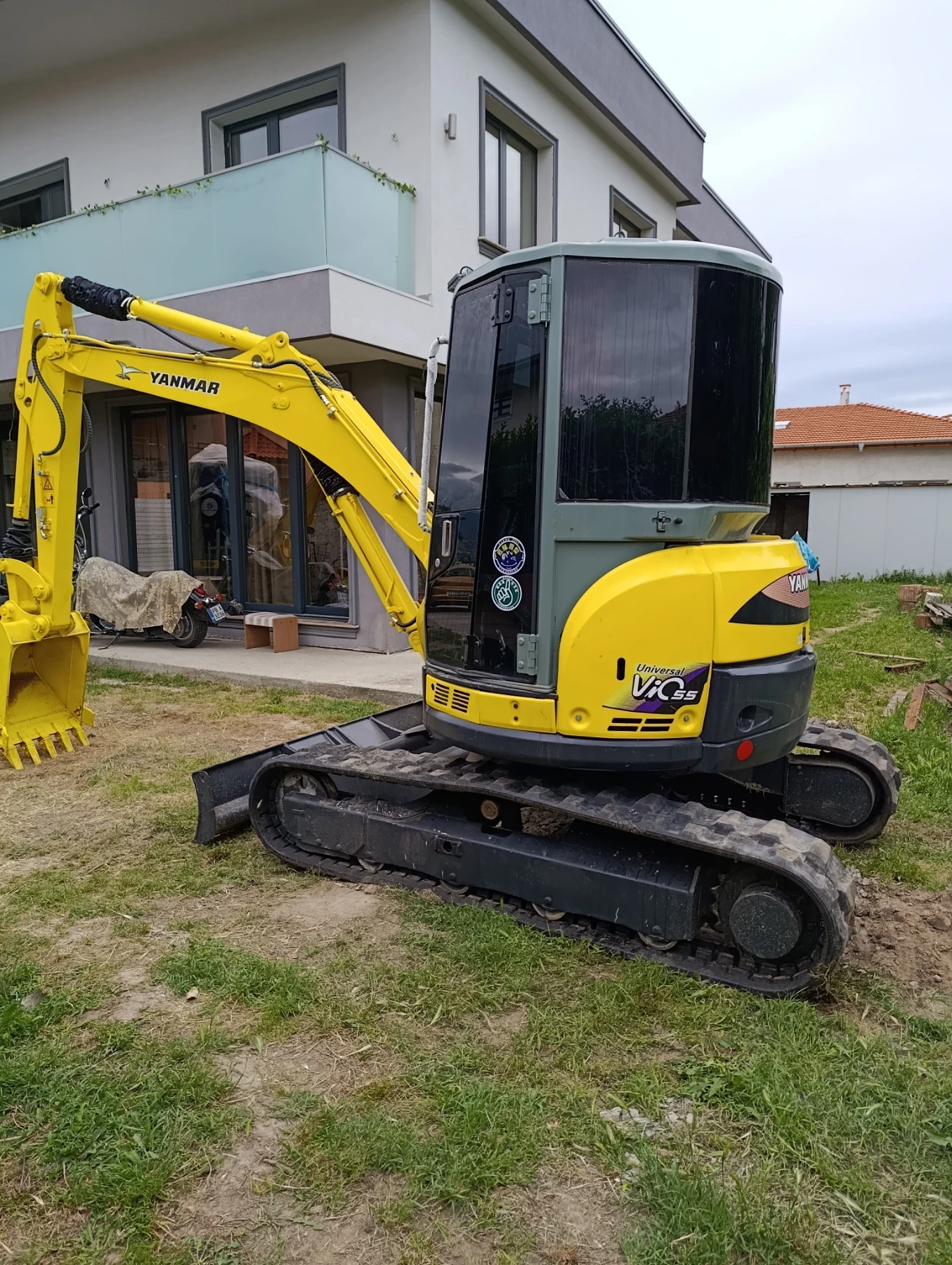Багер Yanmar Vio55 , снимка 6 - Индустриална техника - 54771055