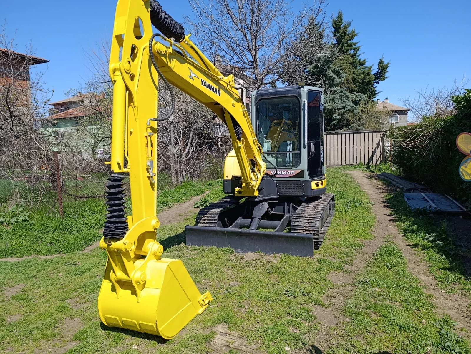 Багер Yanmar Vio55 , снимка 3 - Индустриална техника - 54127976