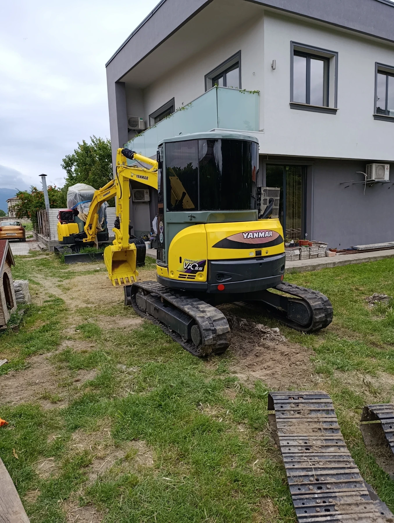 Багер Yanmar Vio55 , снимка 7 - Индустриална техника - 54771055