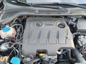 Skoda Rapid 1.6 TDI 90HP Климатроник Подгреви Hi-line , снимка 16