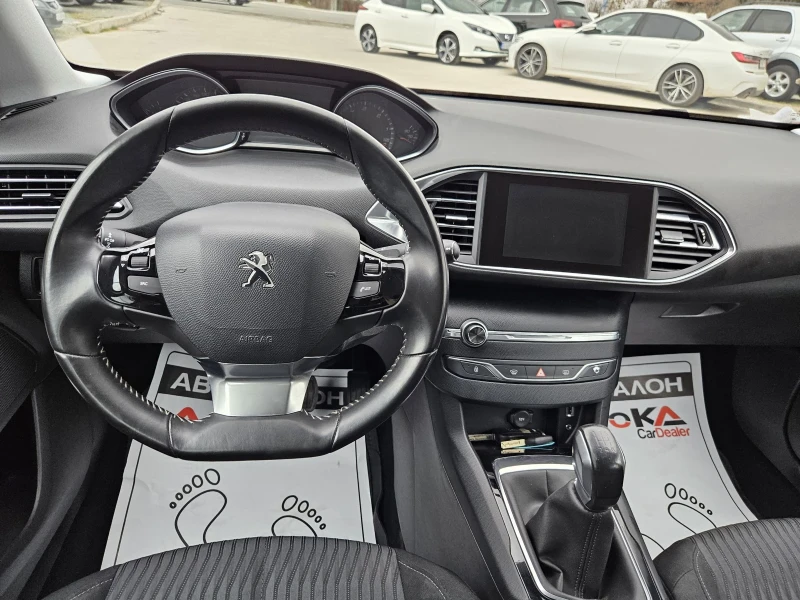 Peugeot 308 1.6HDI-92кс= * ACTIVE* = АВТОПИЛОТ= ПАРКТРОНИК, снимка 11 - Автомобили и джипове - 49468573