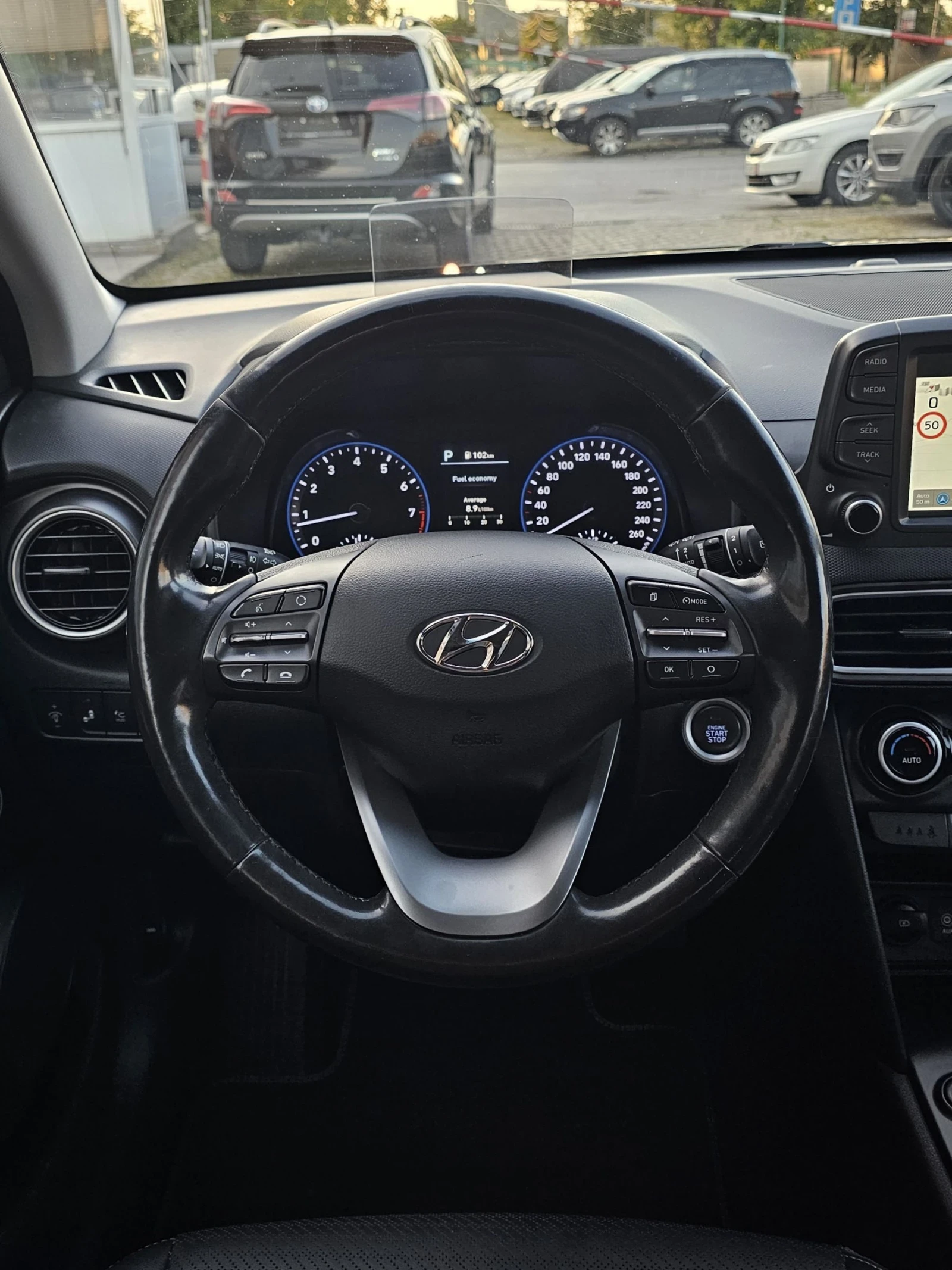 Hyundai Kona 1.6 T-GDI 4WD Premium KRELL CarPlay Обдухване, снимка 12 - Автомобили и джипове - 55094565