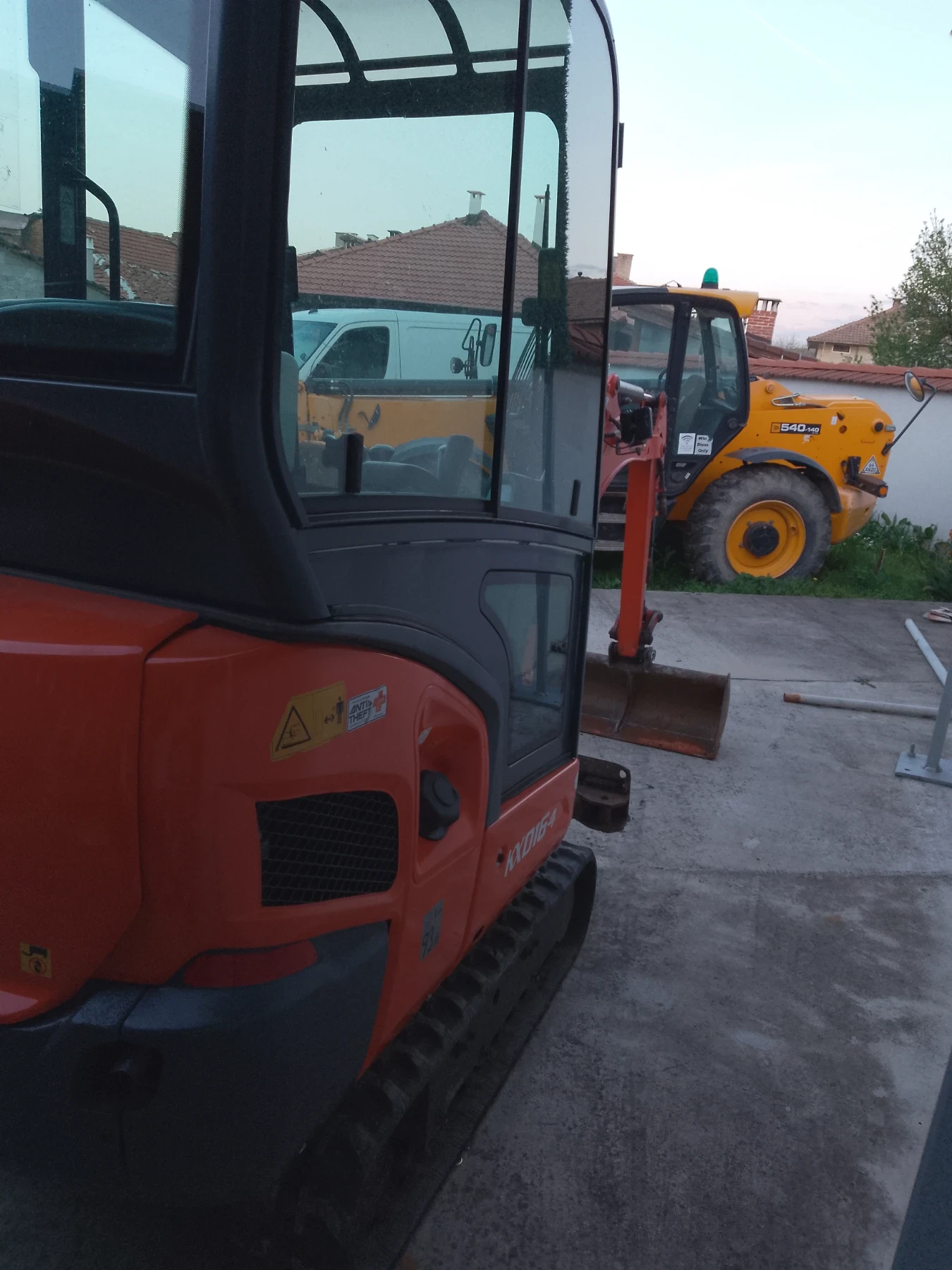 Багер Kubota KX016-4, снимка 7 - Индустриална техника - 54347990