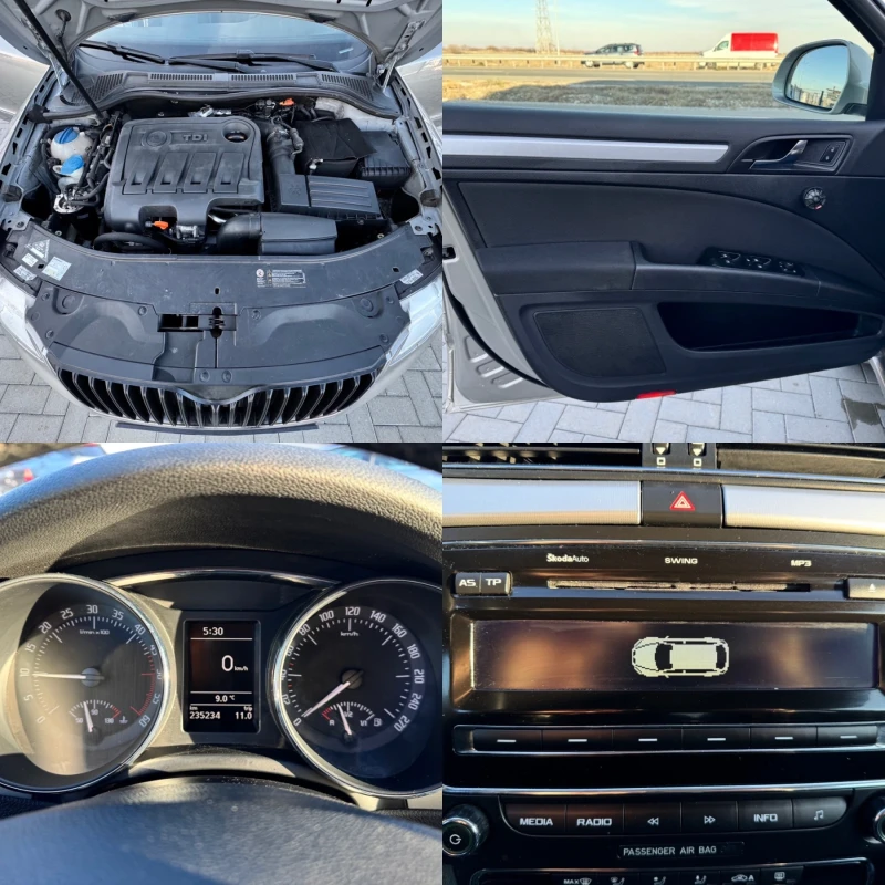 Skoda Superb 2.0 TDI 140к.с EURO 5 / PARKTRONIC / TEMPOMAT, снимка 16 - Автомобили и джипове - 48577149