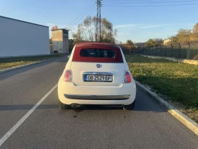 Fiat 500 1.4 Автоматик/Кабрио/Кожа/Климатроник, снимка 5