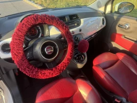 Fiat 500 1.4 Автоматик/Кабрио/Кожа/Климатроник, снимка 12