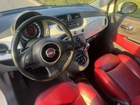 Fiat 500 1.4 Автоматик/Кабрио/Кожа/Климатроник, снимка 13