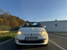 Fiat 500 1.4 Автоматик/Кабрио/Кожа/Климатроник, снимка 3