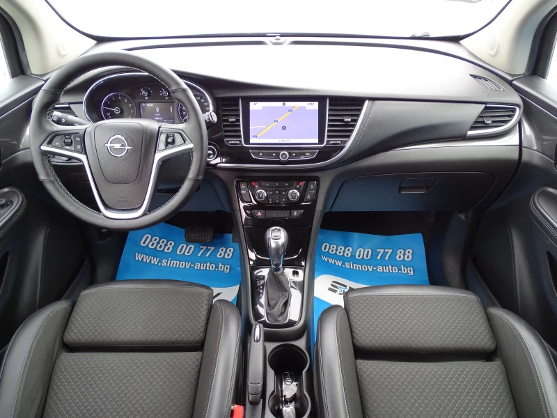 Opel Mokka X 1.4T 4Х4 АВТОМАТИК НАВИГАЦИЯ КОЖА КАМЕРА ПОДГРЕВ, снимка 12 - Автомобили и джипове - 48517876