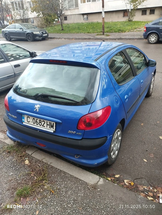 Peugeot 206, снимка 4 - Автомобили и джипове - 52743602