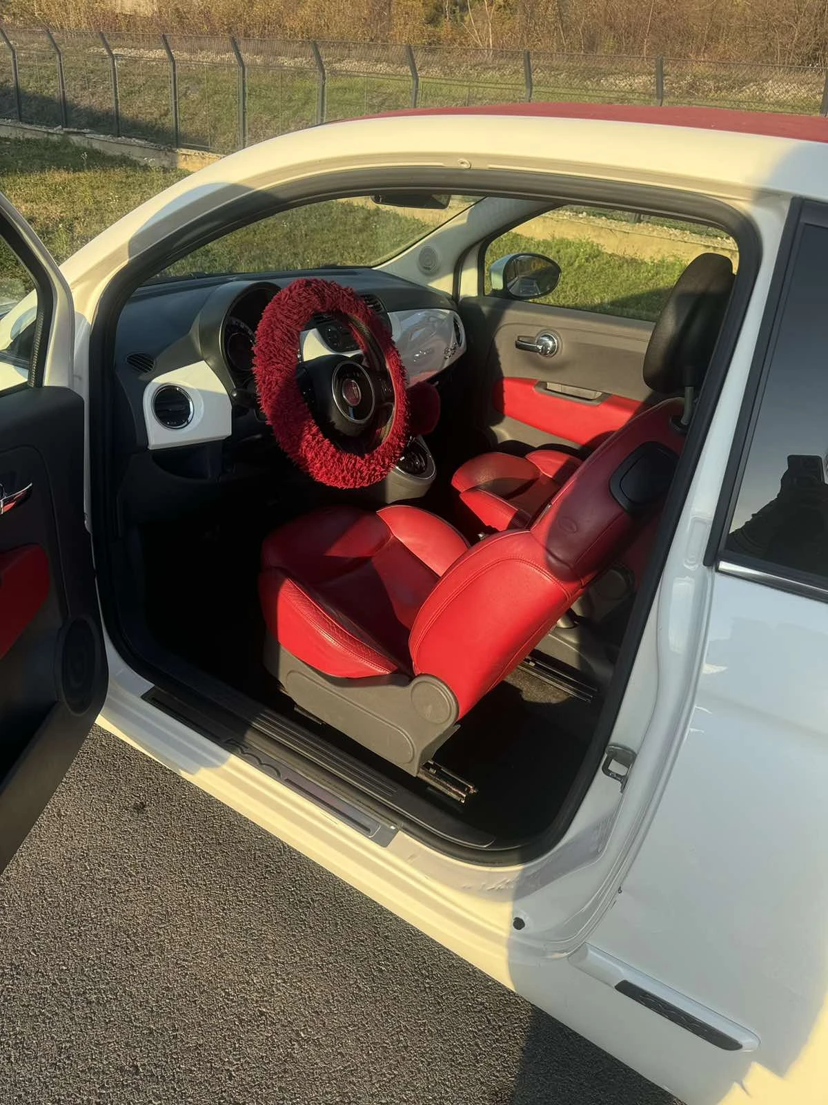 Fiat 500 1.4 Автоматик/Кабрио/Кожа/Климатроник - изображение 6