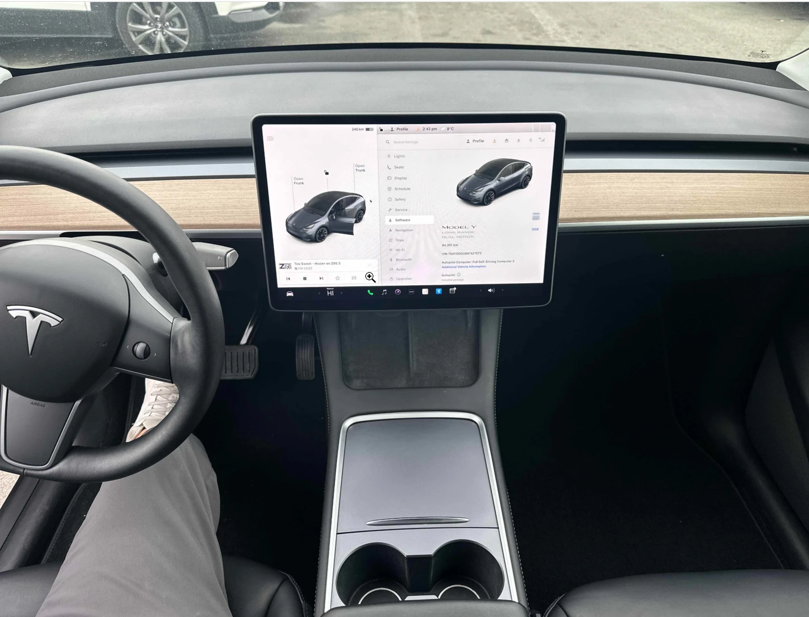 Tesla Model Y AWD* Long Range* Камери* Асистенти* Подгрев* БЕЗ У, снимка 8 - Автомобили и джипове - 54285808