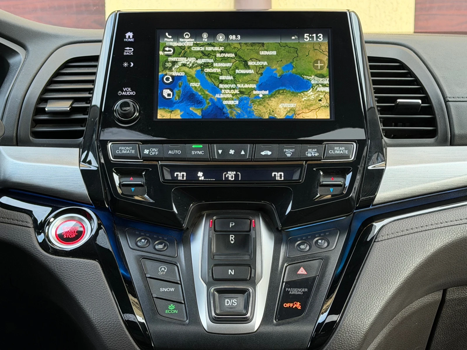 Honda Odyssey 3.5i-V6-280ps-7места, снимка 15 - Автомобили и джипове - 53878251