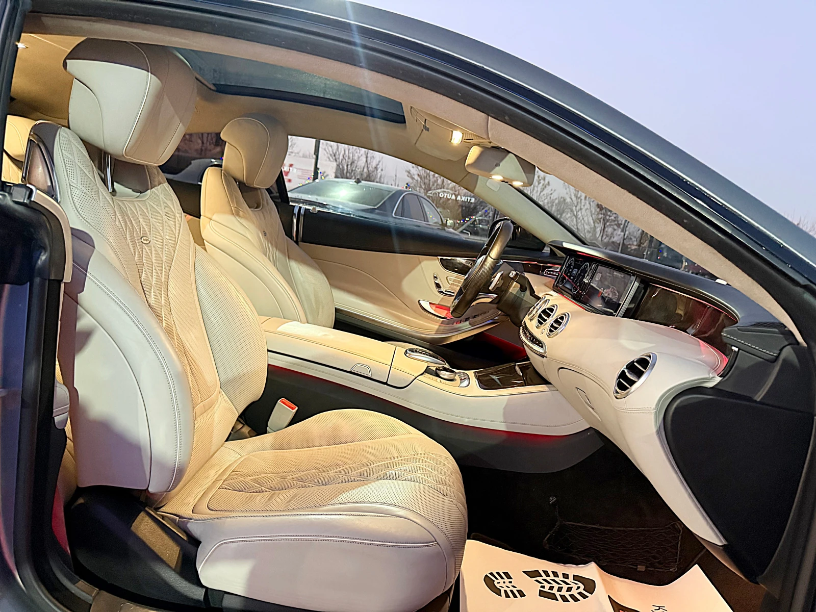 Mercedes-Benz S 500 S63AMG OPTIK-DISTRONIK-360KAMERI-PANORAMA-HEAD UP!, снимка 12 - Автомобили и джипове - 54638714