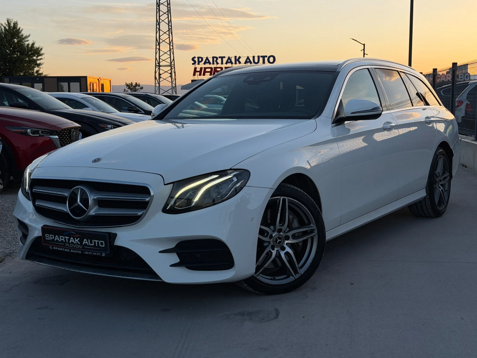 Mercedes-Benz E 350 D* 2020г* AMG* 9G* 172.000КМ* Сервизвизна История*