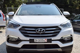 Hyundai Santa fe 2.2ШВЕЙЦАРИЯ-FACE/ДИСТРОНИК/КОЖА/НАВИ/ПАНОРАМА/LUX - 31300 лв. - 83377584 2